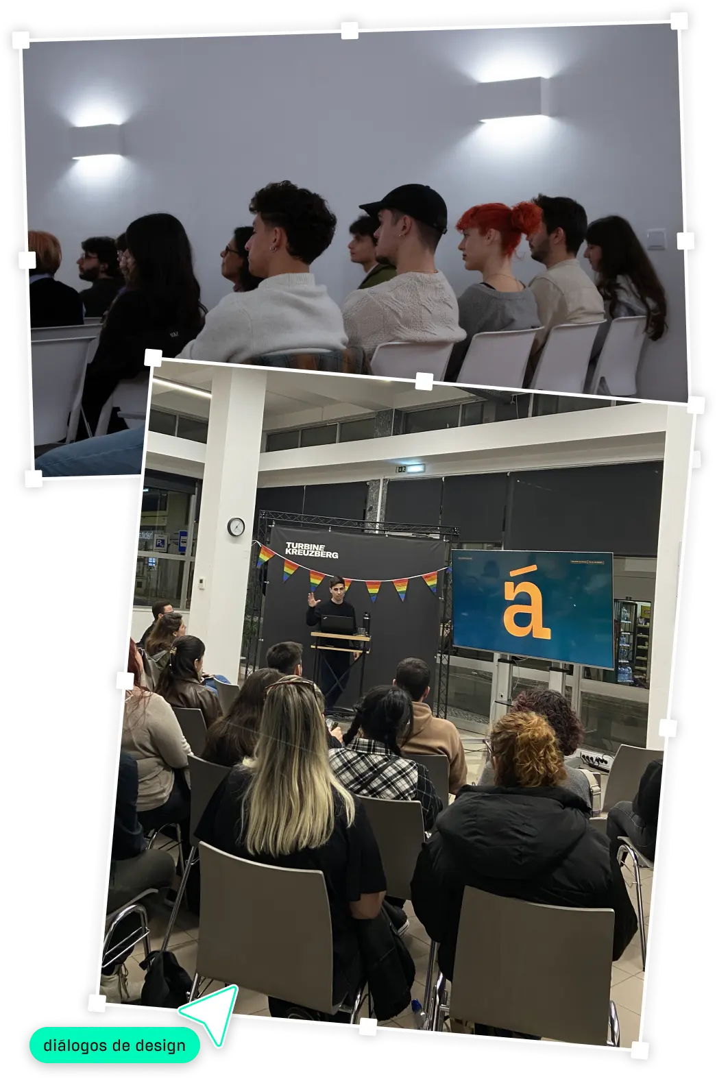 Fotografias captadas nas edições do Diálogos de Design