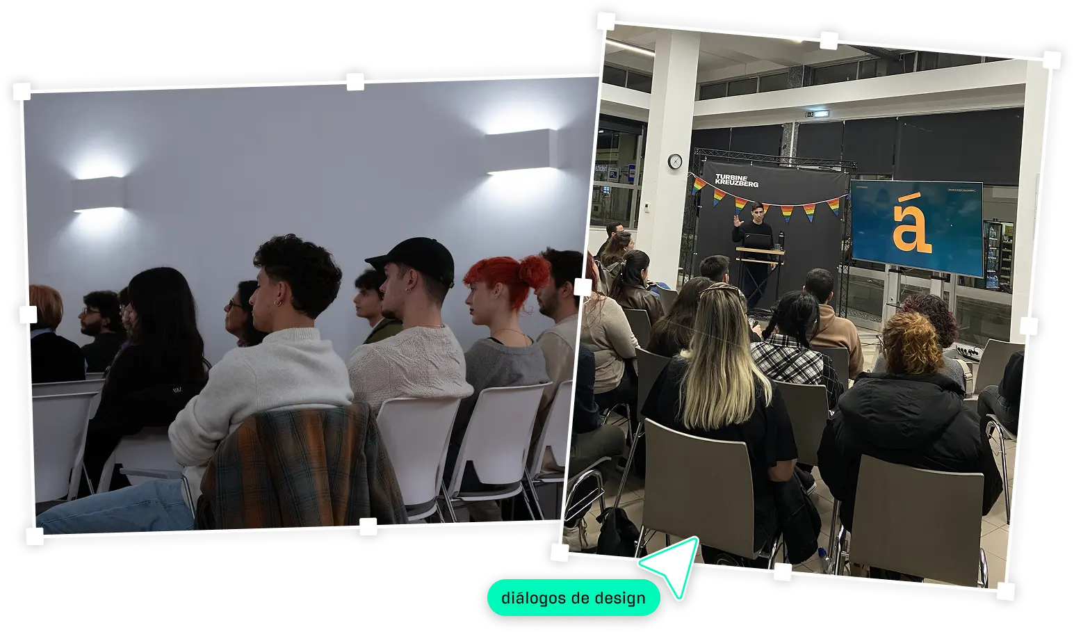 Fotografias captadas nas edições do Diálogos de Design