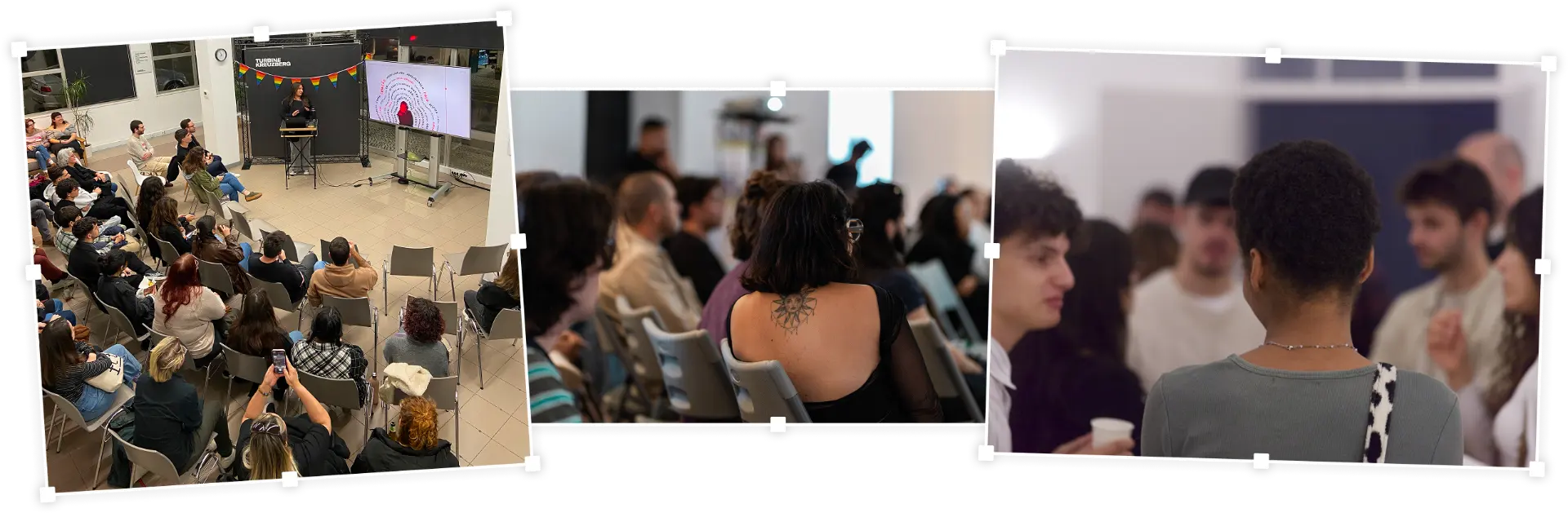 Fotografias captadas nas edições do Diálogos de Design